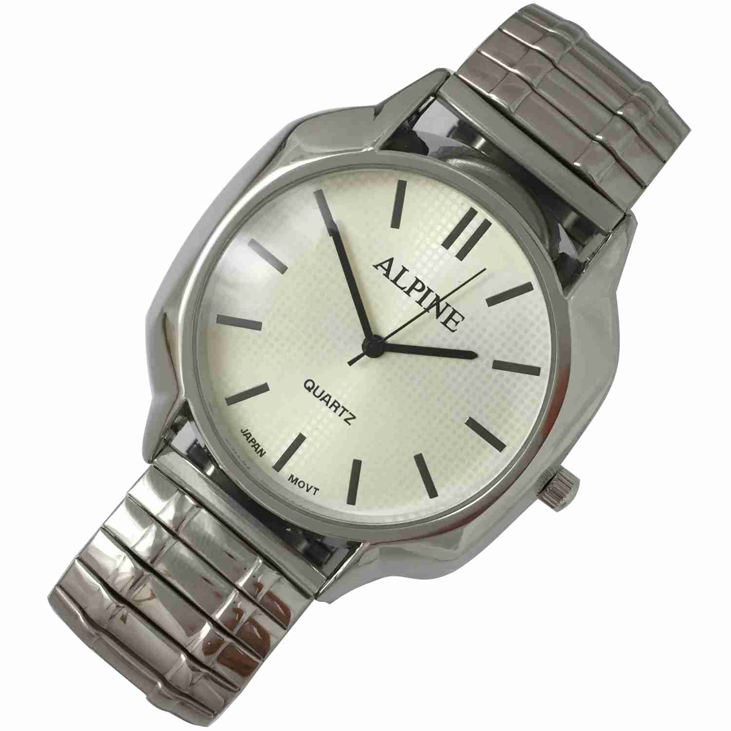 Mens Band Watch - Contemporary Stretch Expansion