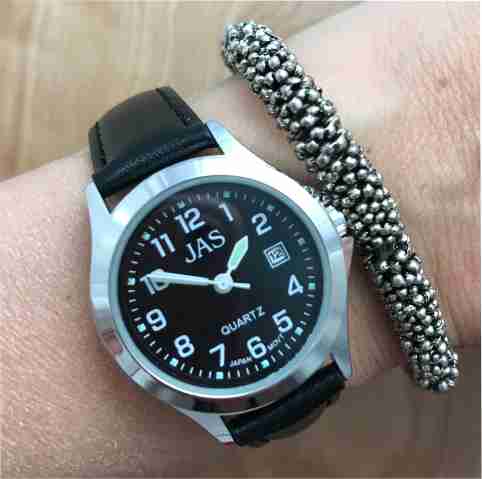 Premium Bracelet Banded with date, Black