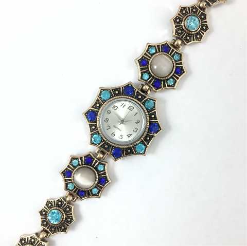 Regular Bracelet Antique Bling Blue