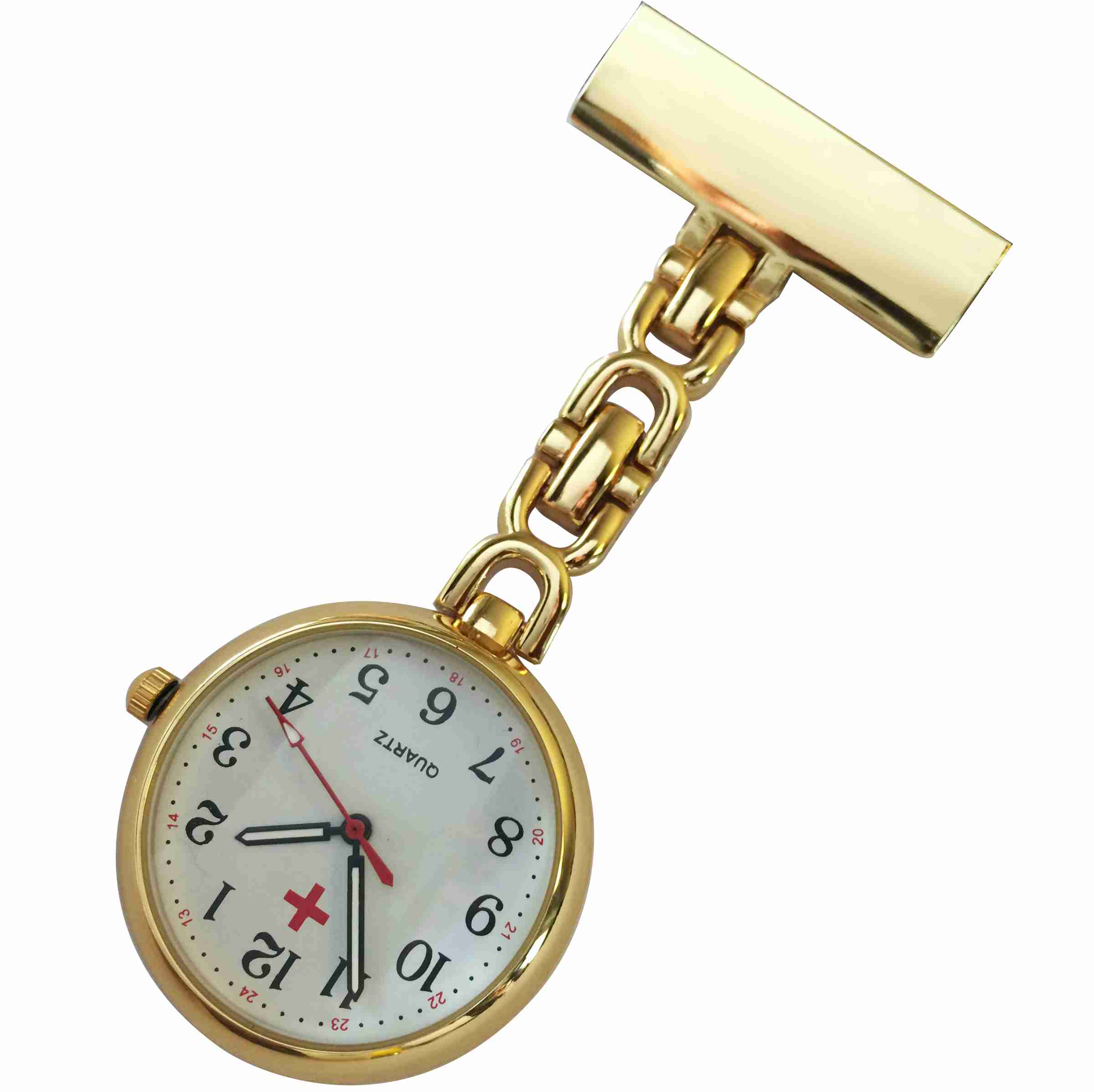 Nurses Fob Watch - D-Link Gold