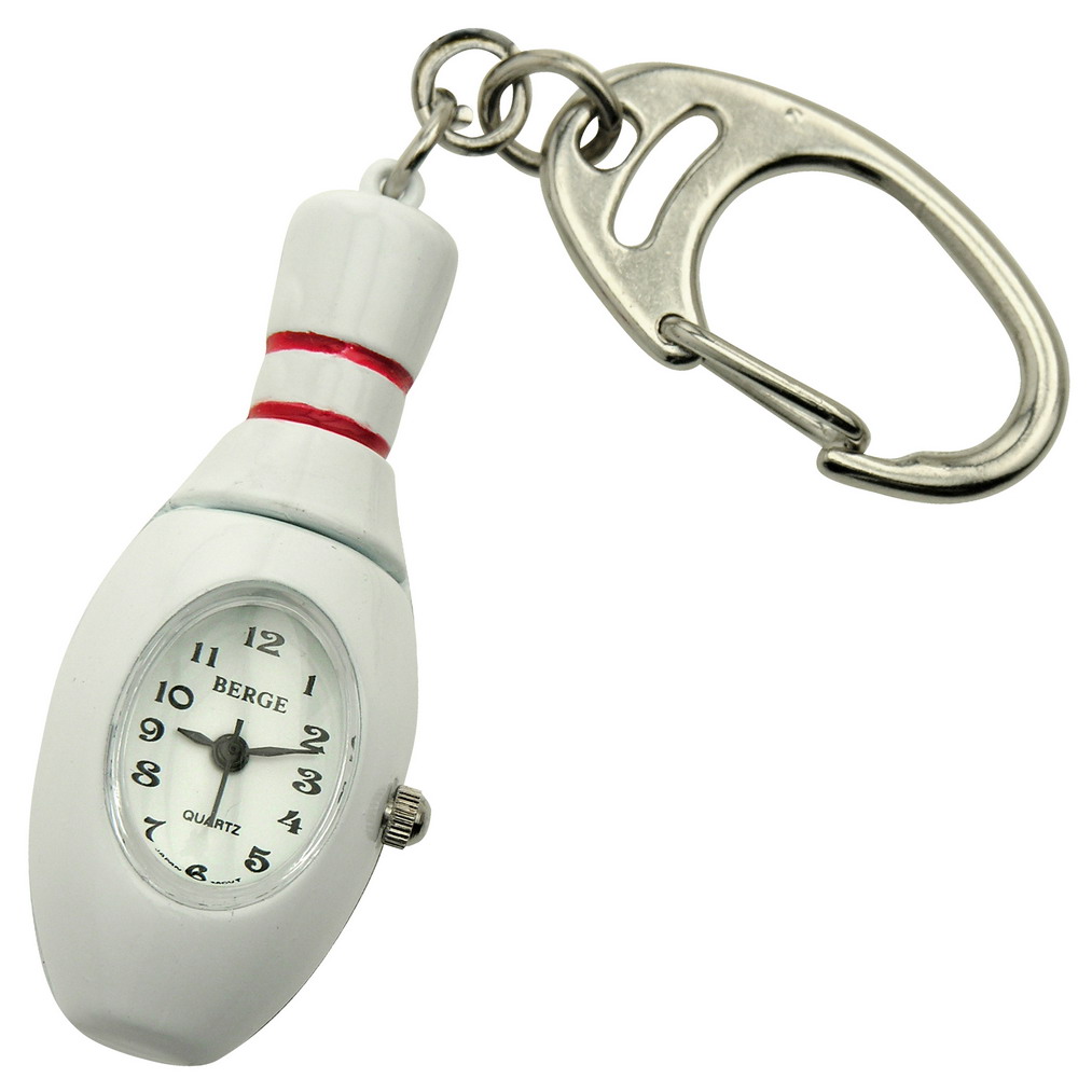 Keychain Clock Sports - Bowling Pin